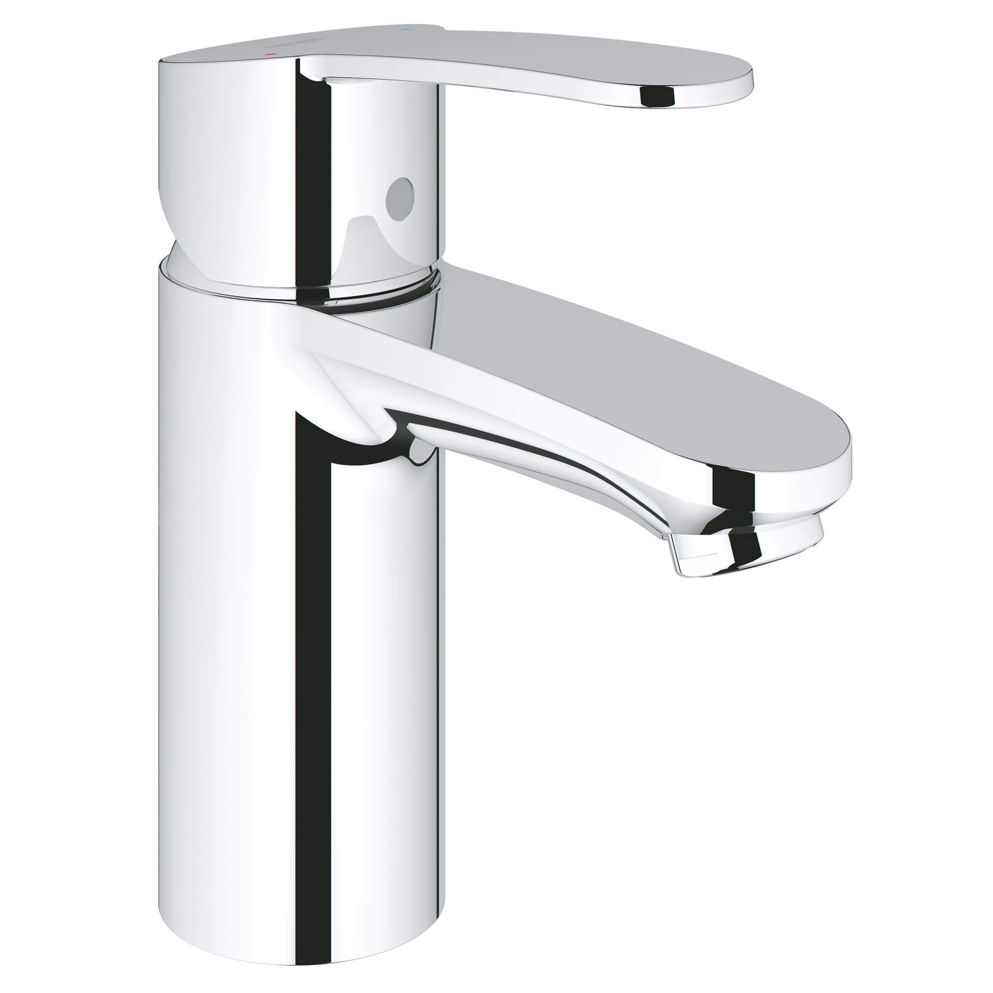 Eurostyle Cosmopolitan S Size Single Handle Single Hole Bathroom Faucet Without Pop Up   15 GPM GROHE CHROME